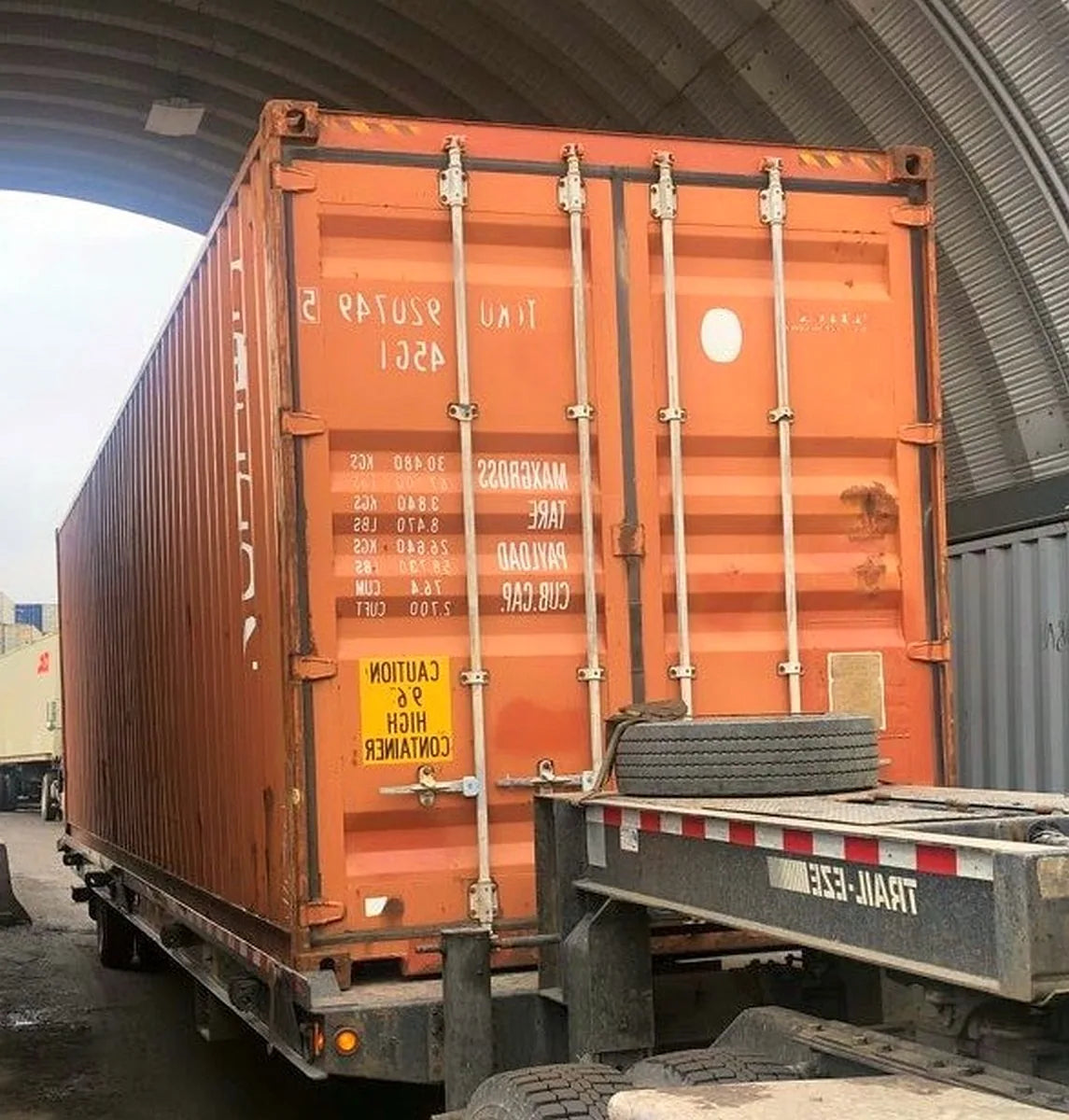 Used 40ft High Cube Shipping Container, view 4 Used 40ft High Cube Shipping Container, view 4