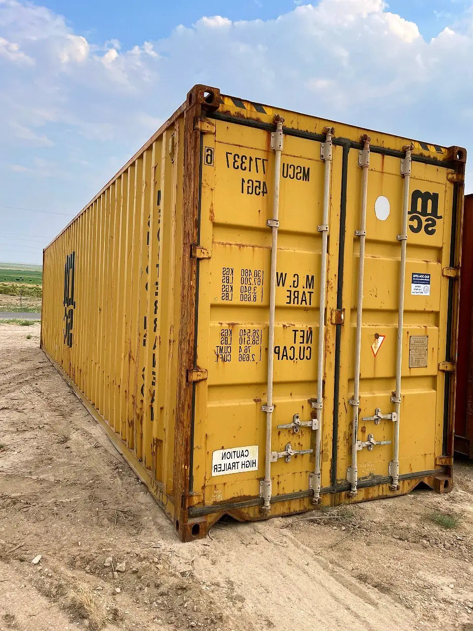Used 40ft High Cube Shipping Container, view 4 Used 40ft High Cube Shipping Container, view 4