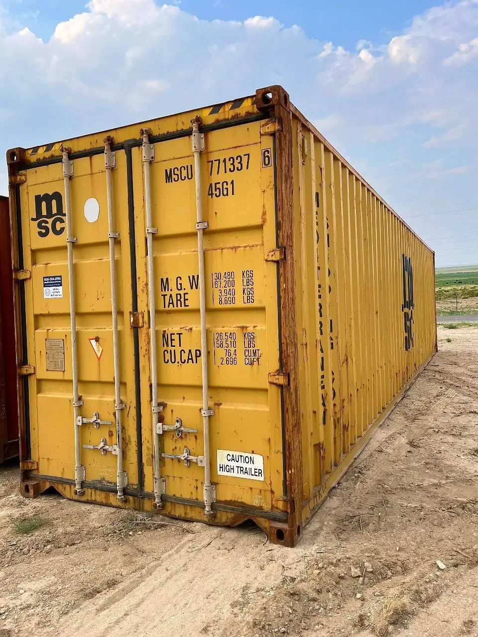 Used 40ft High Cube Shipping Container, view 6 Used 40ft High Cube Shipping Container, view 6