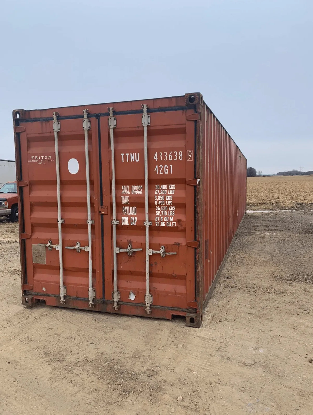 Used 40ft Standard Shipping Container, view 5 Used 40ft Standard Shipping Container, view 5