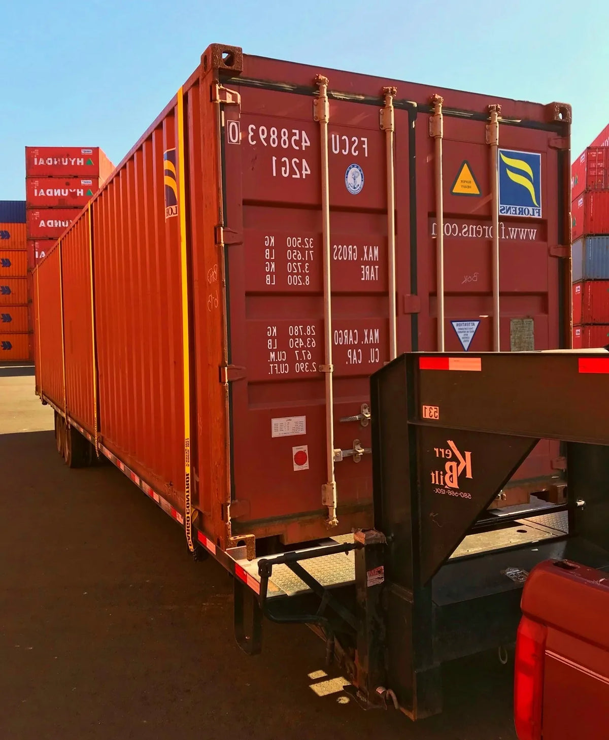 Used 40ft Standard Shipping Container, view 3 Used 40ft Standard Shipping Container, view 3