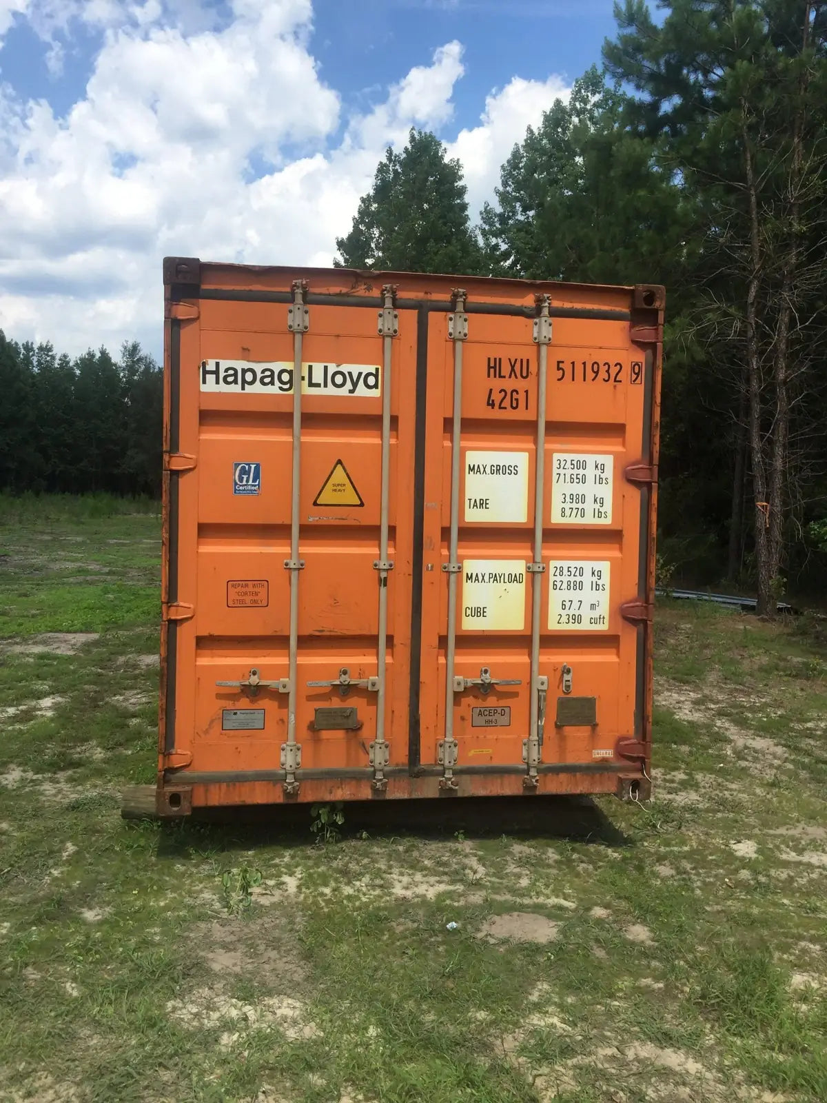 Used 40ft Standard Shipping Container, view 6 Used 40ft Standard Shipping Container, view 6
