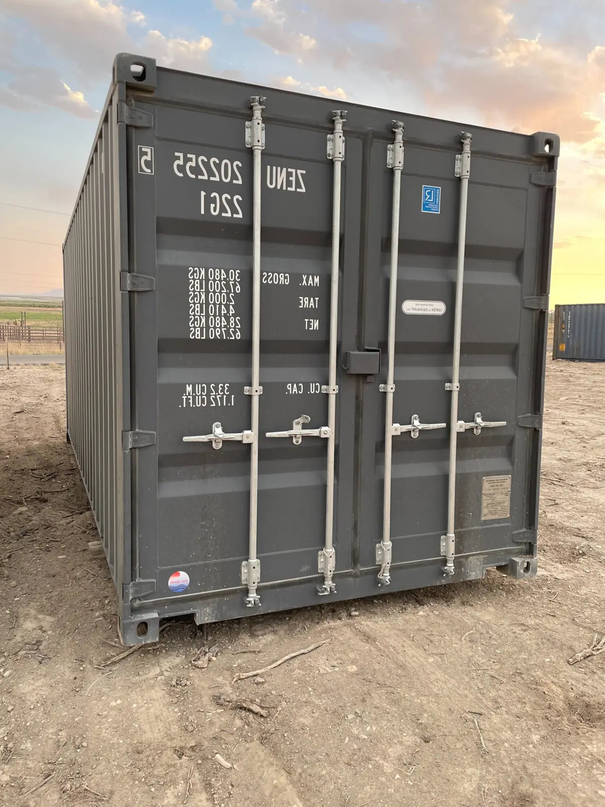 New 20ft Standard Shipping Container, view 3