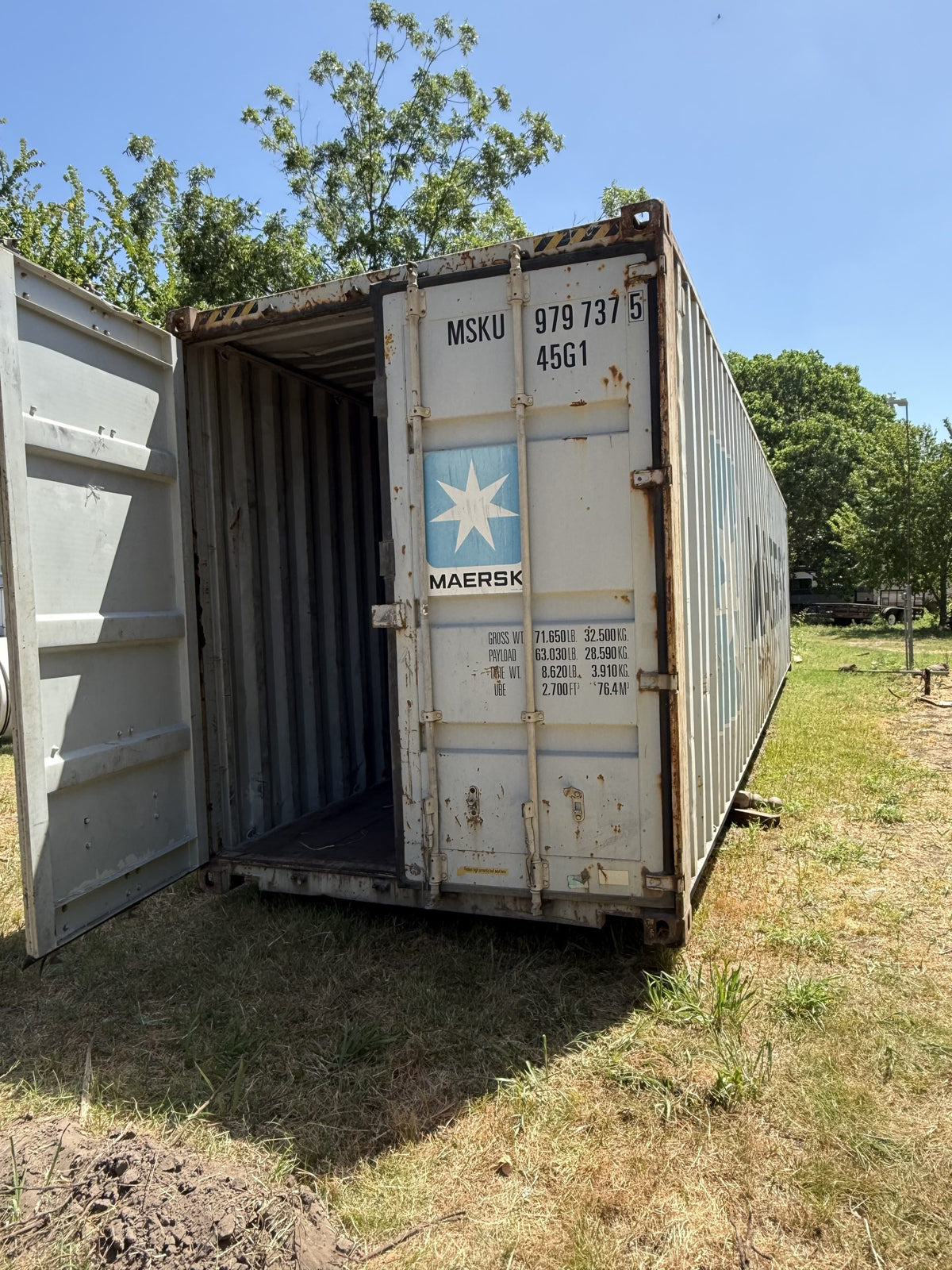 Used 40ft High Cube Shipping Container