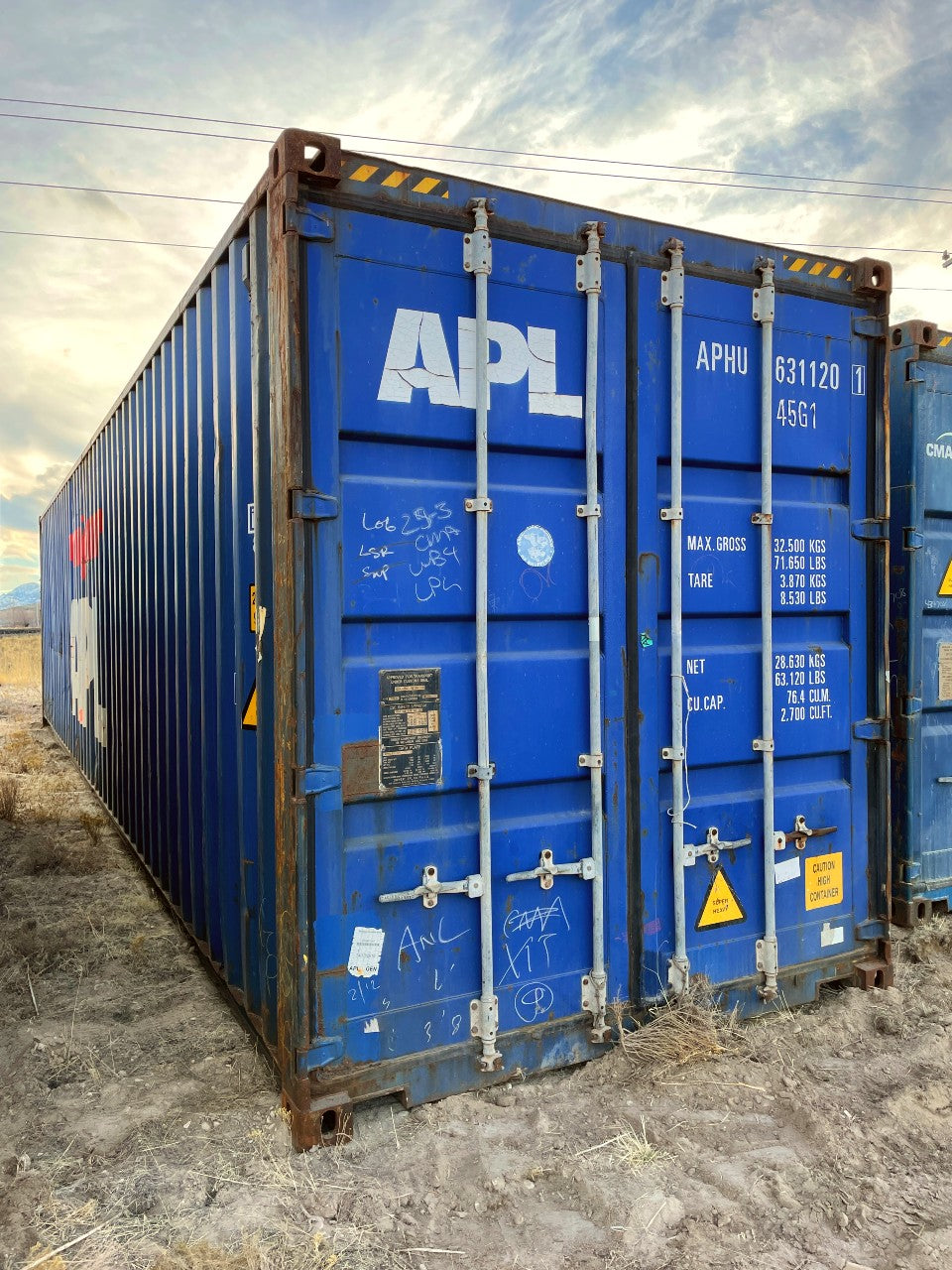 Used 40ft High Cube Shipping Container