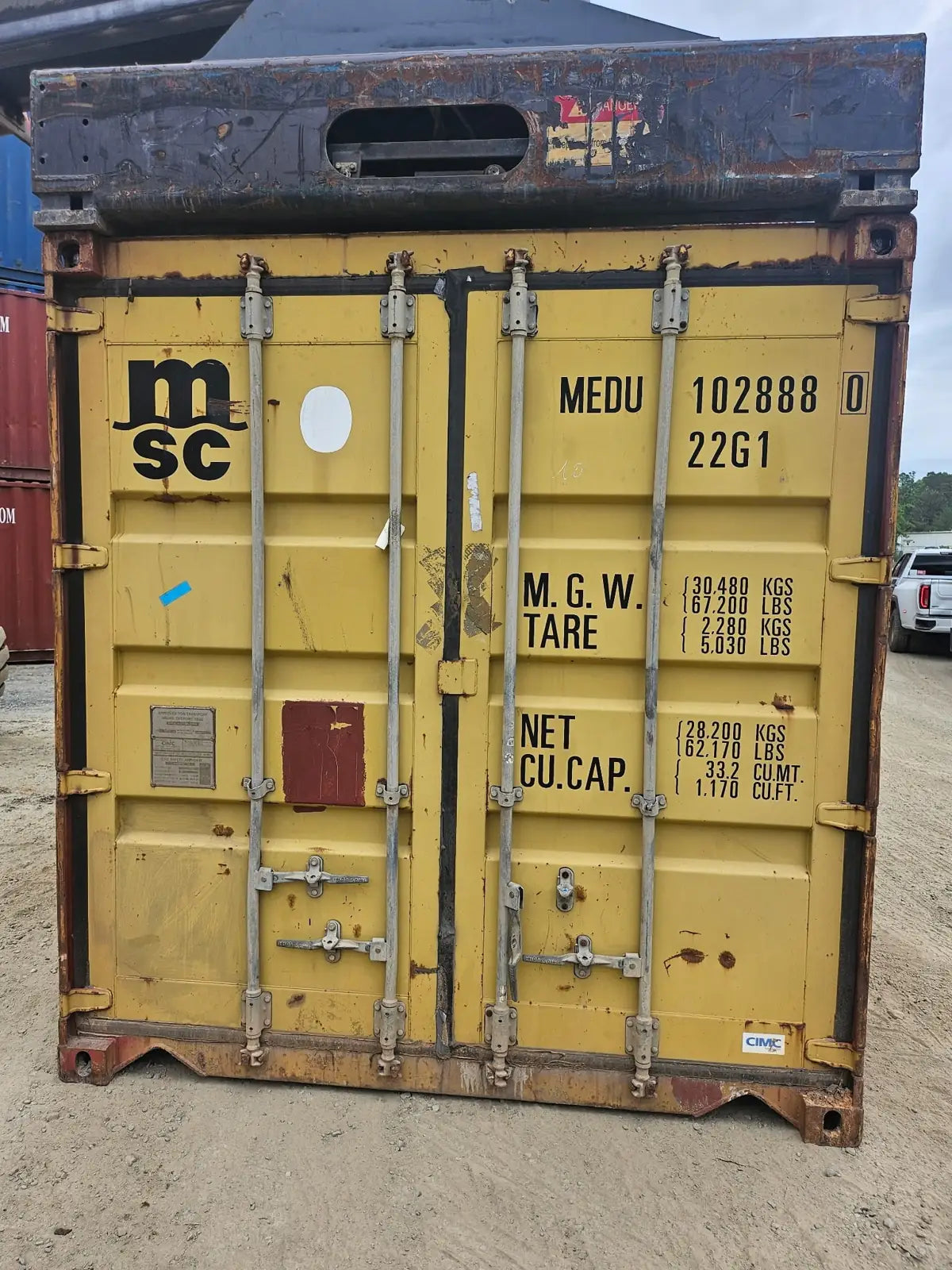 Used 20ft Standard Shipping Container