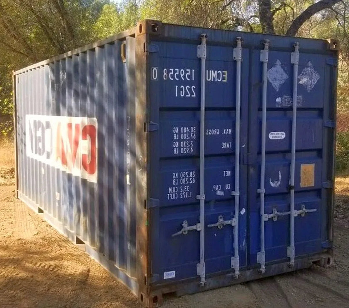Used 20ft Standard Shipping Container