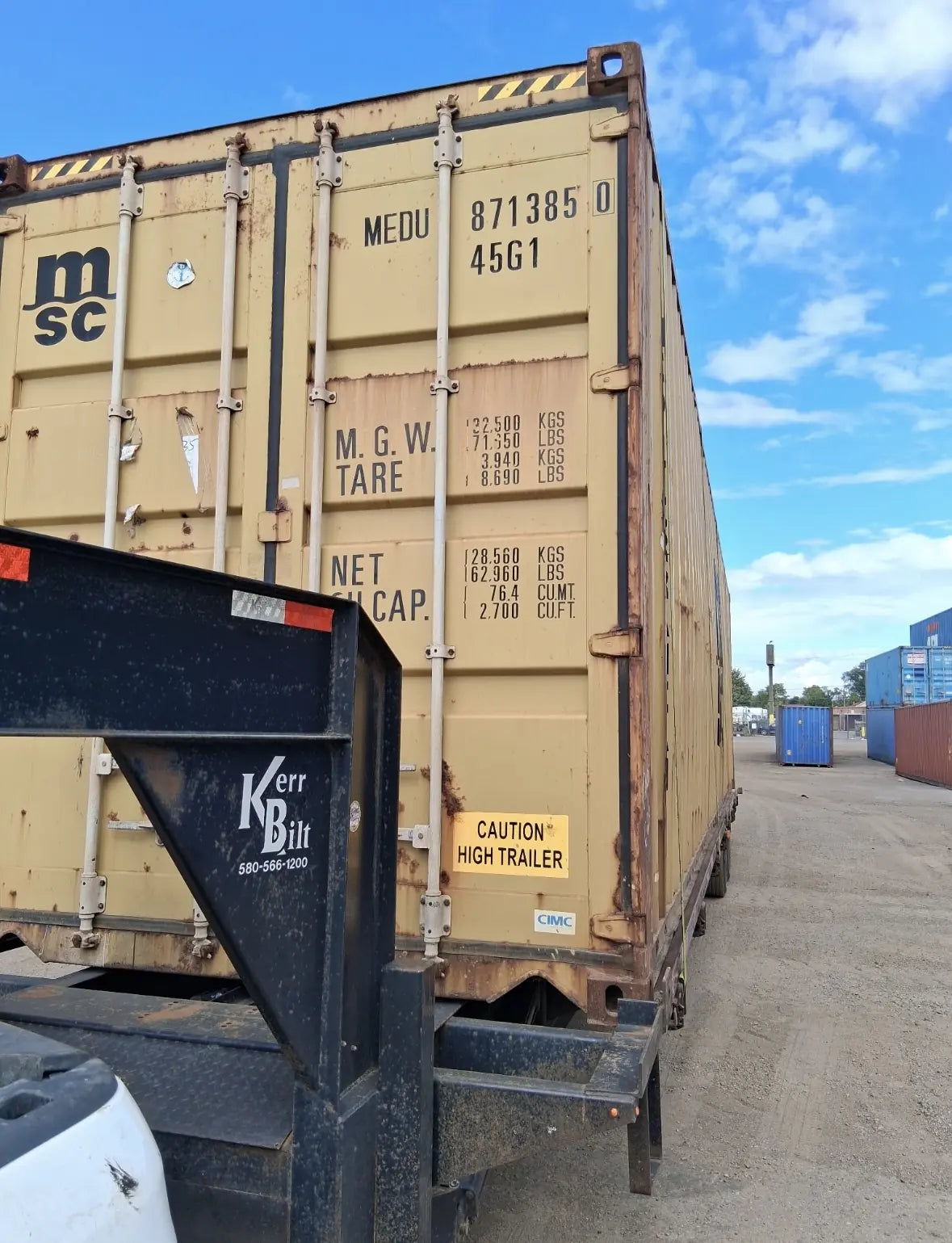 Used 40ft High Cube Shipping Container, view 3