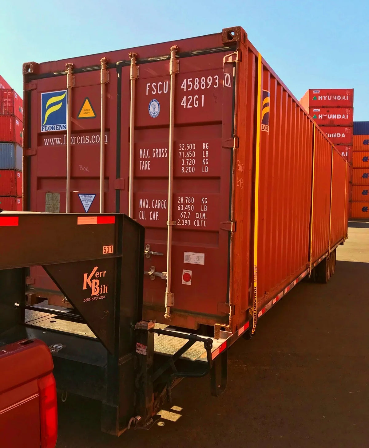Used 40ft Standard Shipping Container