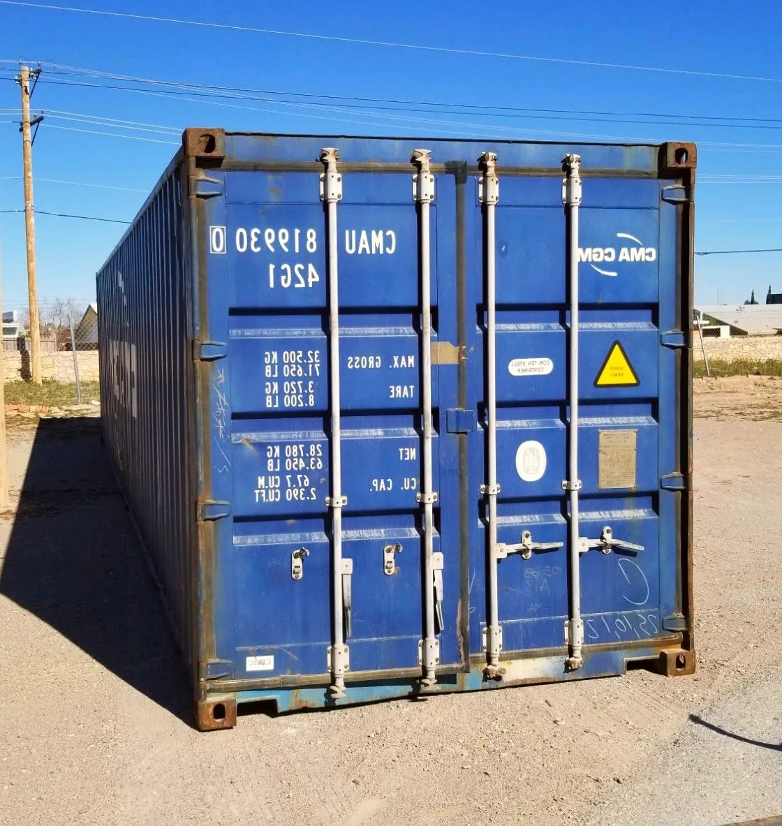 Used 40ft Standard Shipping Container, view 2